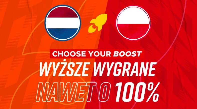 Betclic daje wygrane ekstra 100%! Tylko na mecz Holandia - Polska w Lidze Narodów!